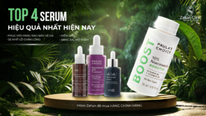 serum kiềm dầu thu nhỏ lỗ chân lông sáng da mờ thâm