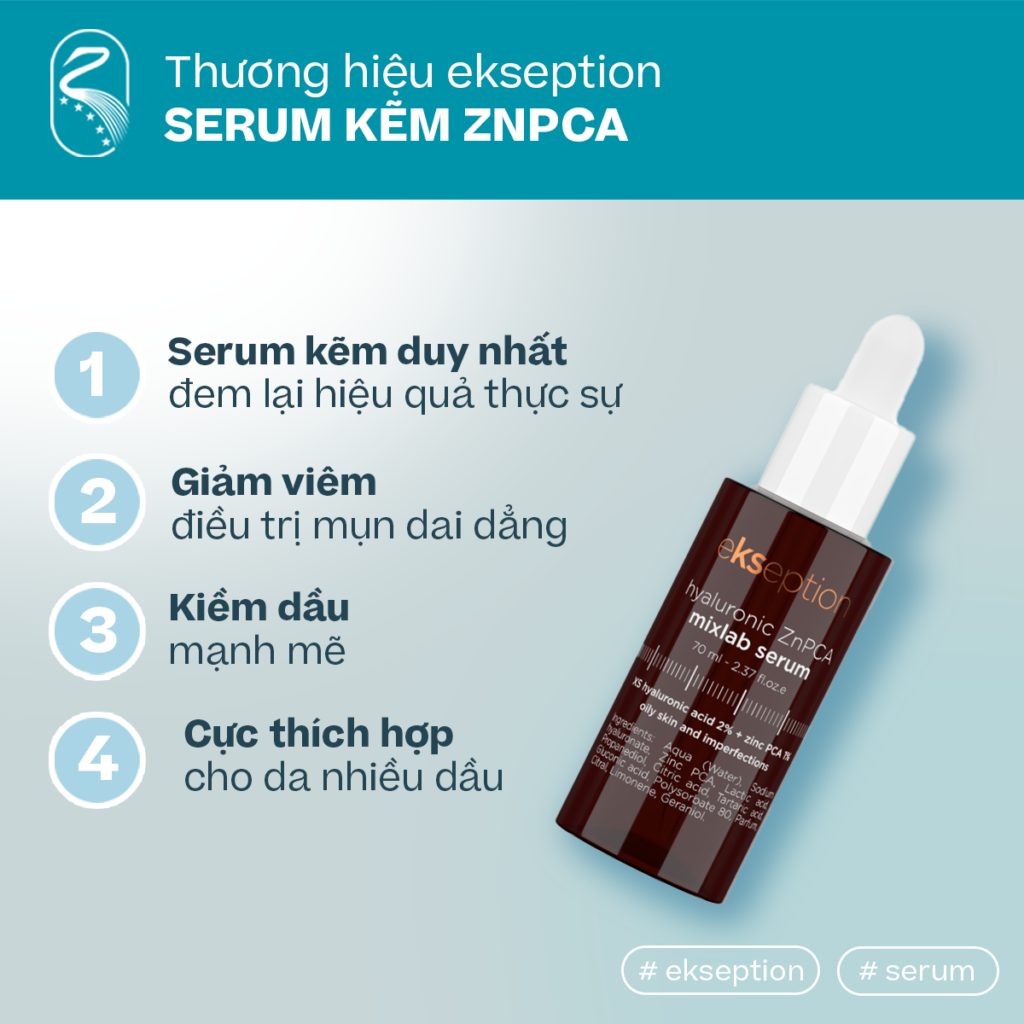 serum kiềm dầu thu nhỏ lỗ chân lông sáng da mờ thâm